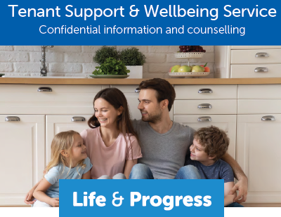 Tenant Support & Wellbeing Service leaflet